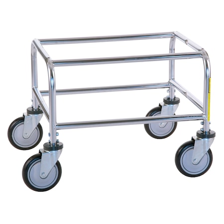 R&B Wire Products Replacement Chrome Base with Casters for 100 Series Carts 100C